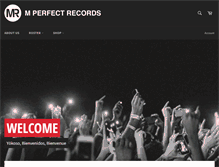 Tablet Screenshot of mperfectrecords.com